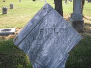 OK, Grove, Olympus Cemetery, Fields, James H. Headstone (Close Up)