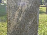 OK, Grove, Olympus Cemetery, Clark, Franklin Headstone (Close Up)