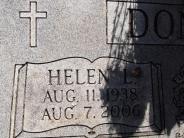 OK, Grove, Olympus Cemetery, Headstone Close Up, Donaldson, Helen L.