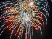 oklahoma, grove, grand lake, wolf creek, fireworks, firemen