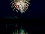 oklahoma, grove, grand lake, wolf creek, fireworks, firemen