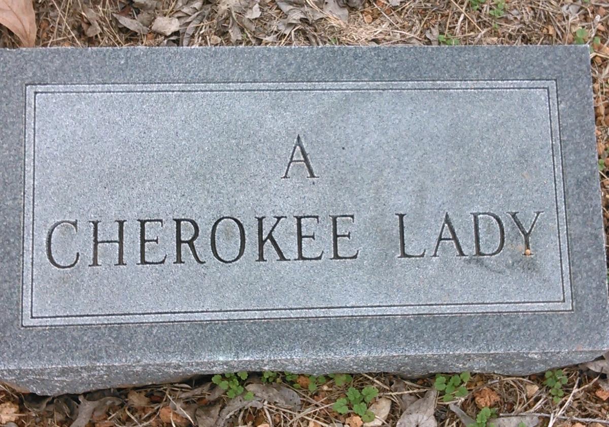 OK, Grove, Olympus Cemetery, Unknown, A Cherokee Lady Headstone