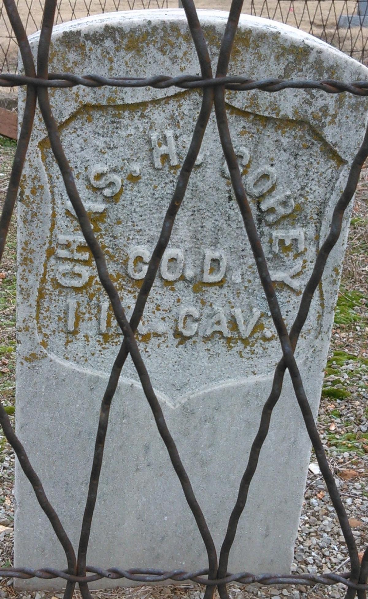 OK, Grove, Olympus Cemetery, Corey, Chas. H. Headstone