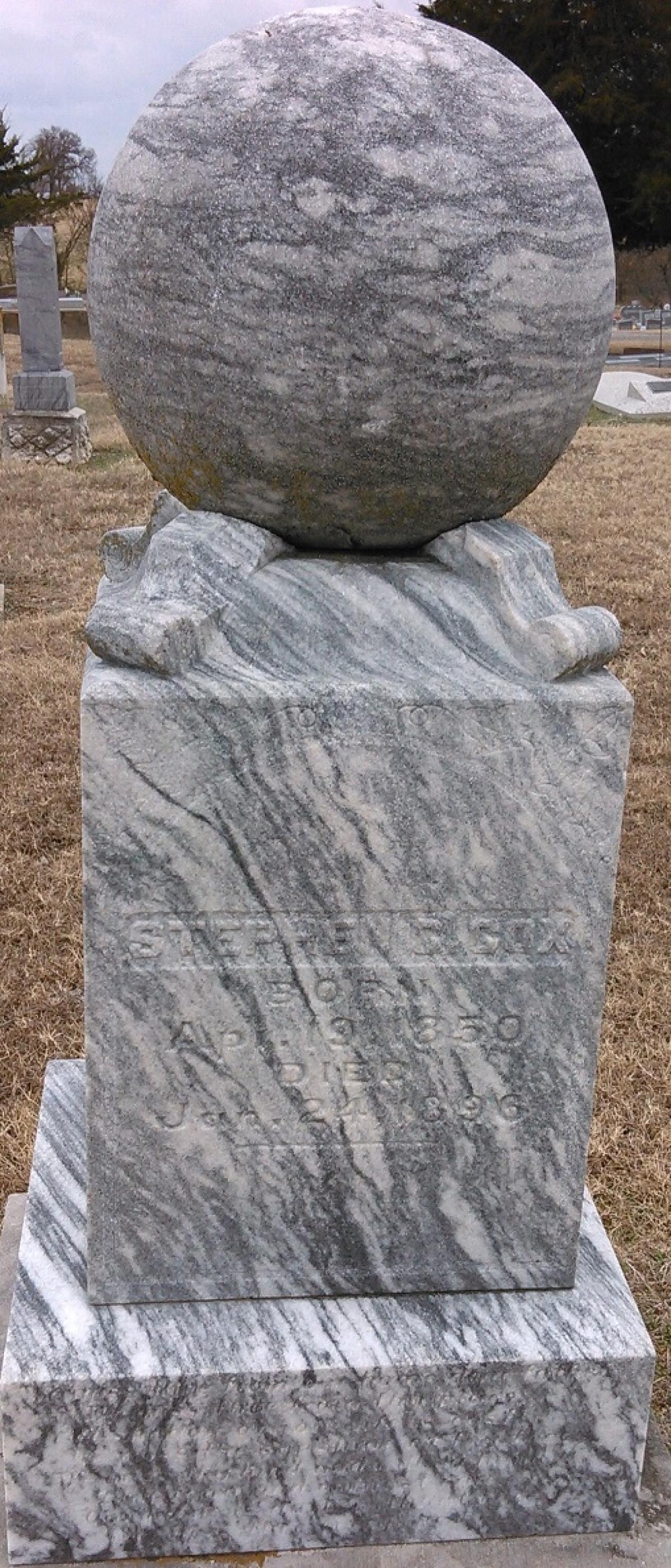 OK, Grove, Olympus Cemetery, Cox, Stephen G. Headstone