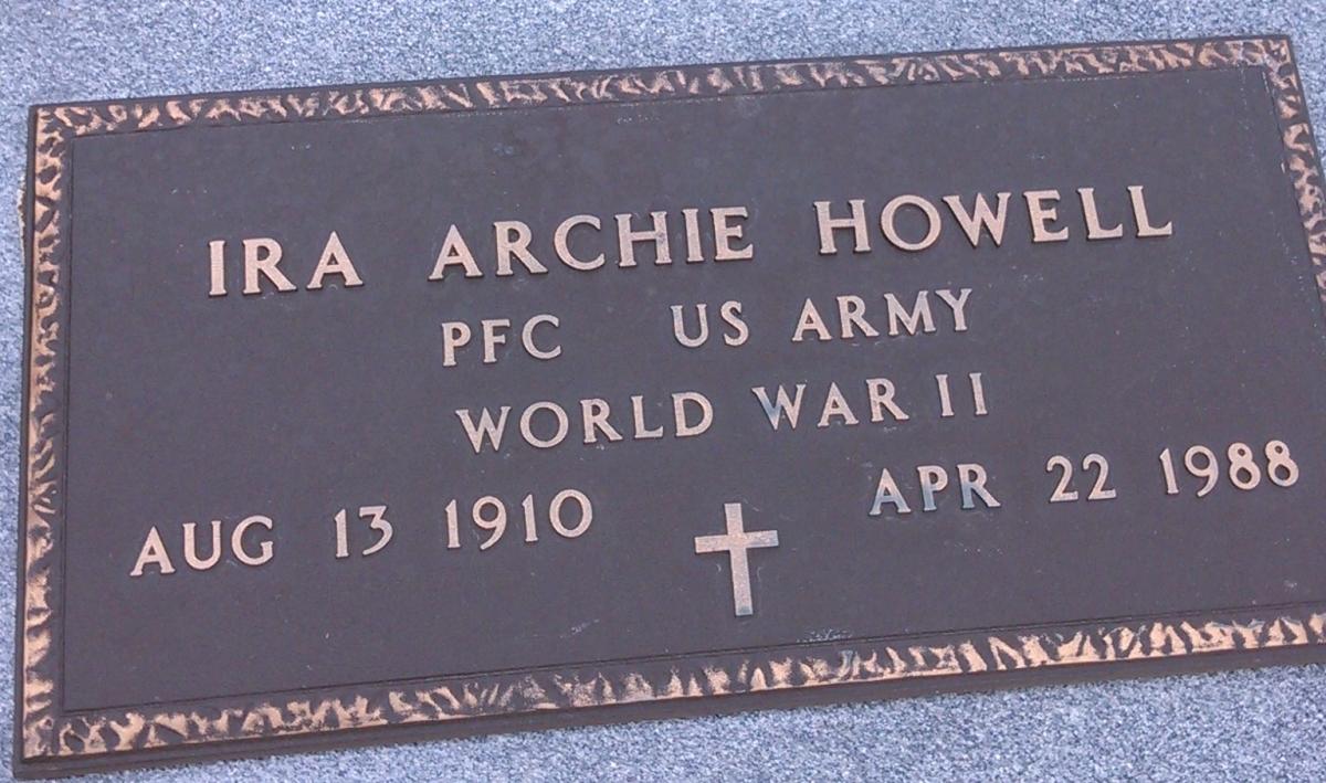 OK, Grove, Olympus Cemetery, Howell, Ira Archie Headstone