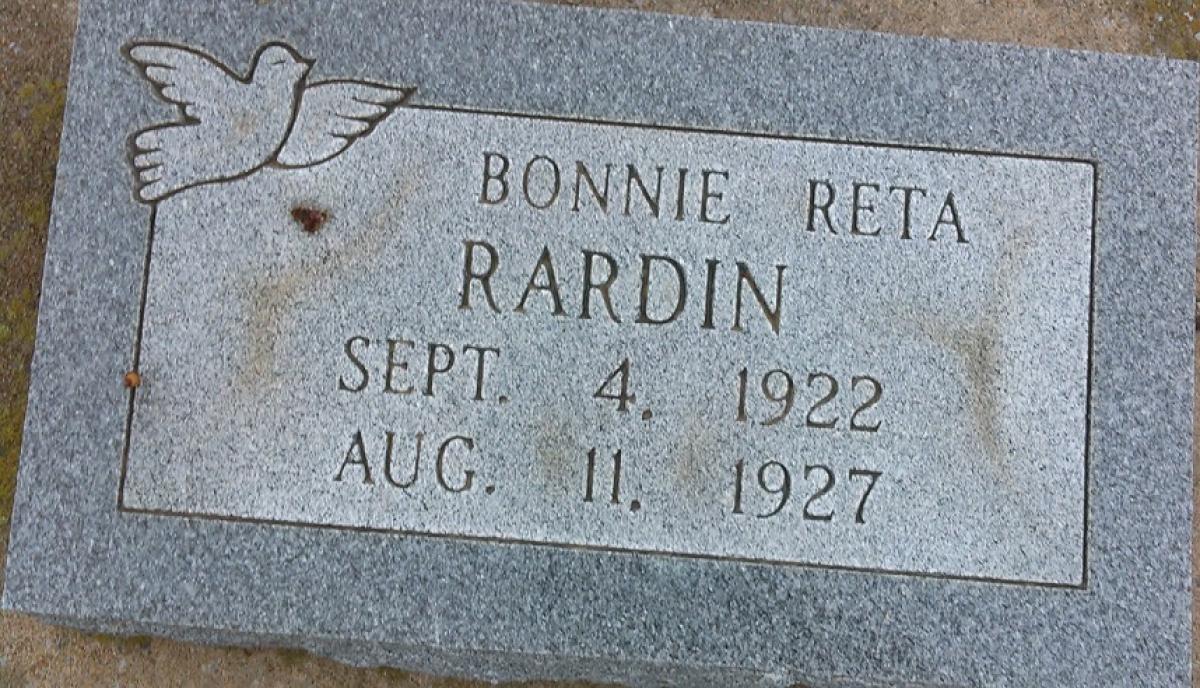 OK, Grove, Olympus Cemetery, Rardin, Bonnie Reta Headstone