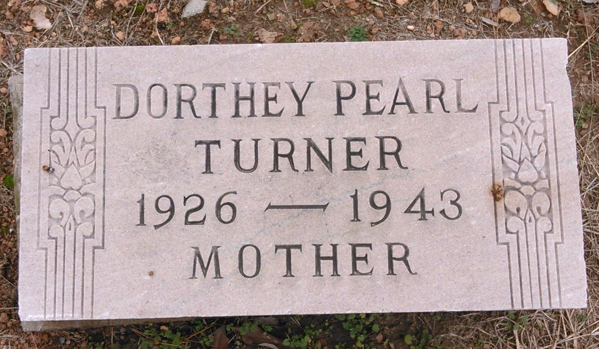 OK, Grove, Olympus Cemetery, Turner, Dorthey Pearl Headstone