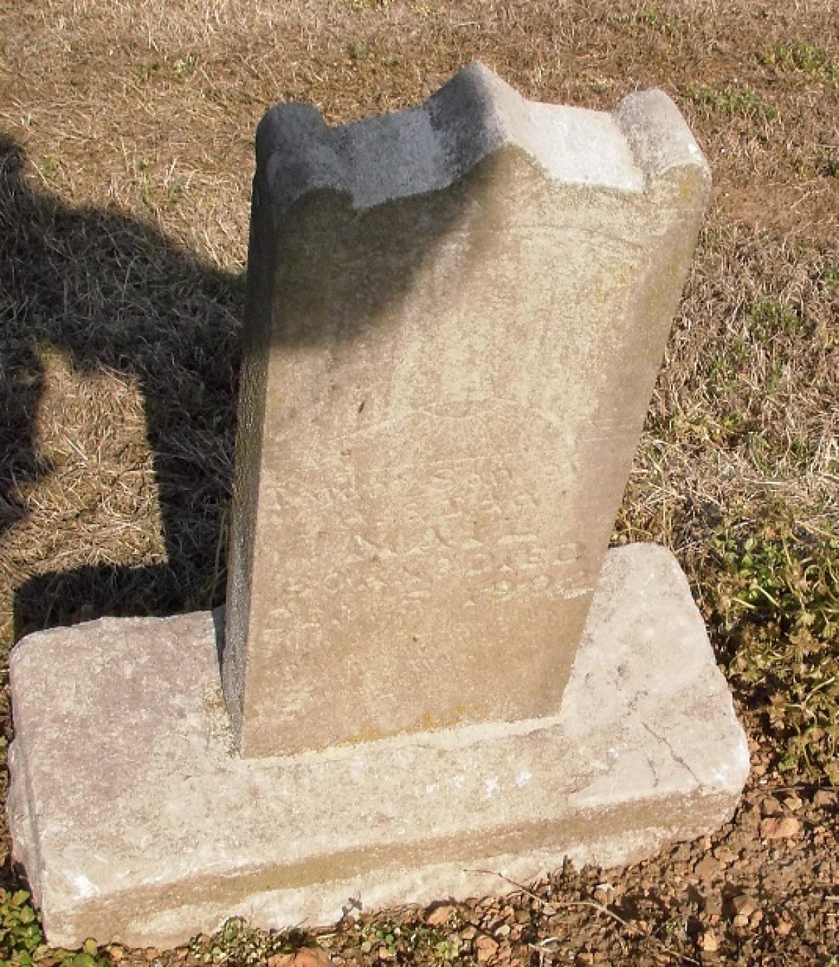 OK, Grove, Olympus Cemetery, Nail, Infant Son Headstone